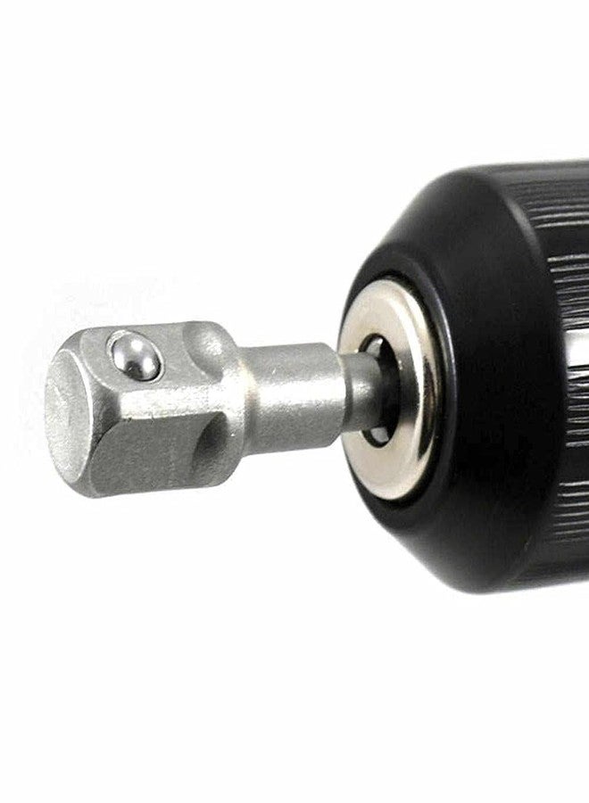 MLD EBR_01 3Pcs 1/4" 3/8" 1/2" Hex Wrench Socket to Drill Adapter Bits Sleeve Extension Bar Drive Power Drill Bit Socket Driver Adapter Set 1/4'' 3/8'' 1/2''& 50mm Long(material-metal,Color-Multi) - Image 4